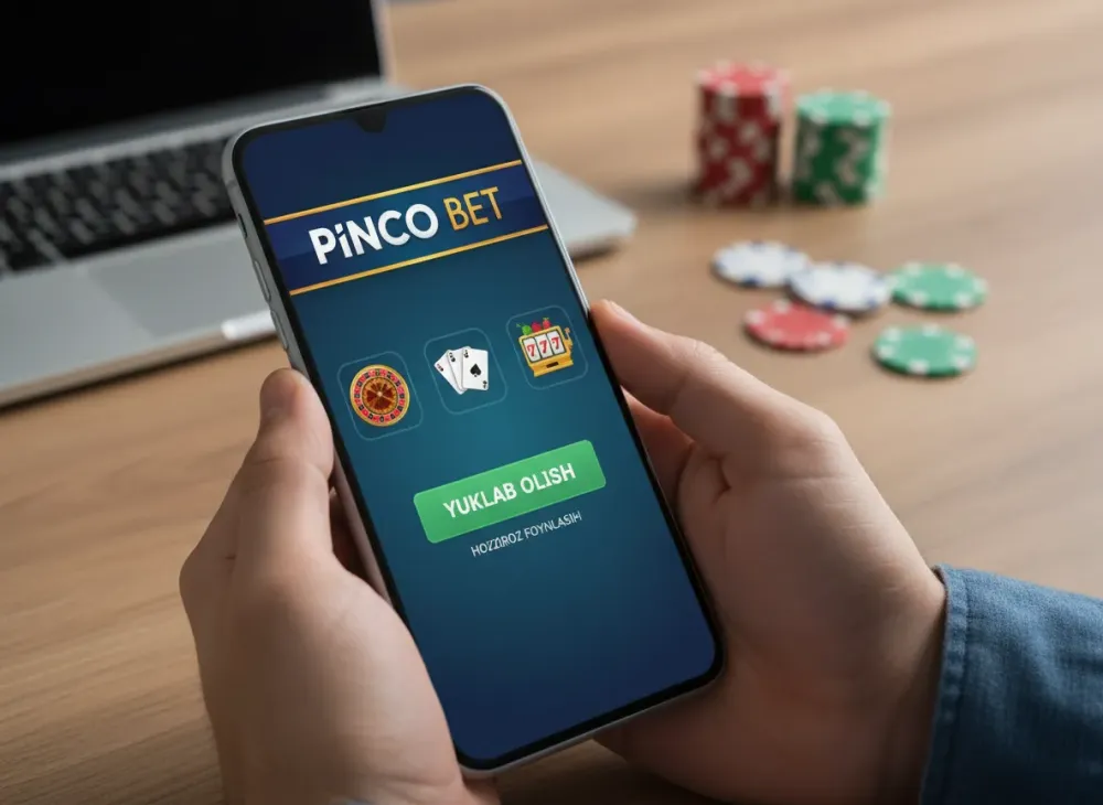 Pinco bet app orqali tikish va ilova qoʻllanmasi