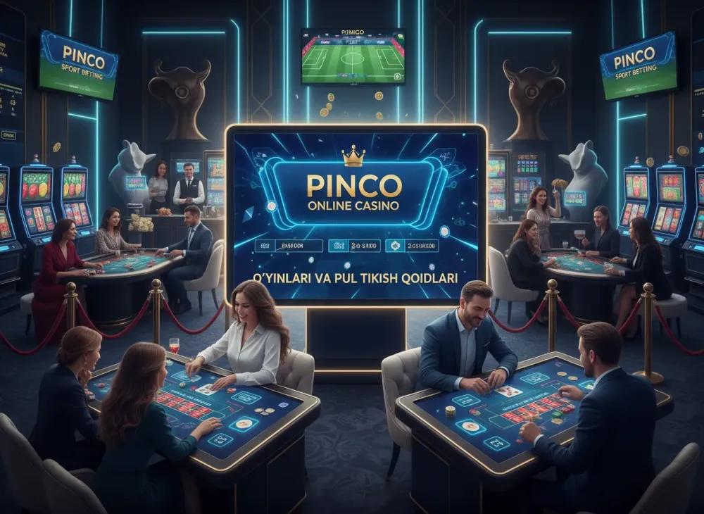 Pinco kazinosi va sport tikish o‘yinlari sharhi