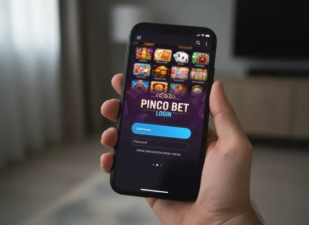 Pinco bet login uchun hisobga kirish qoʻllanmasi